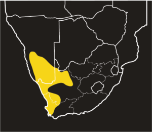 ASI Black Spitting Cobra Distribution Map