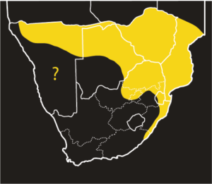 ASI Twig Snake Distribution Map