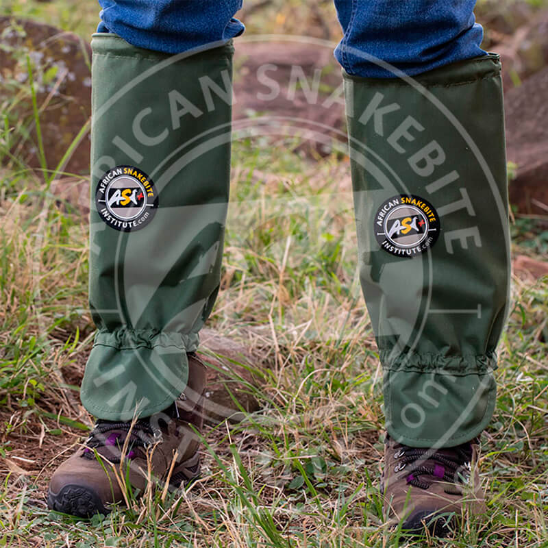 ASI Snake Gaiters LITE (Green) African Snakebite Institute