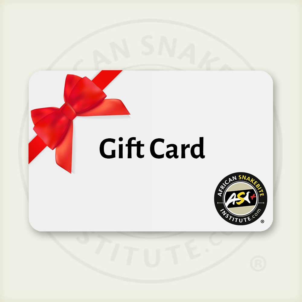 ASI Gift Card - R1695 (Exact Value for Snake Awareness, First aid for ...