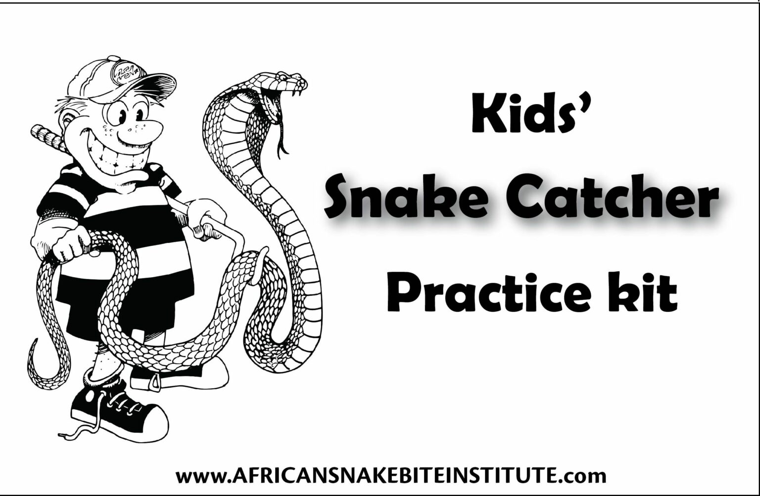 Kids’ Snake Catcher Practice Kit (Large)(Blue) African Snakebite