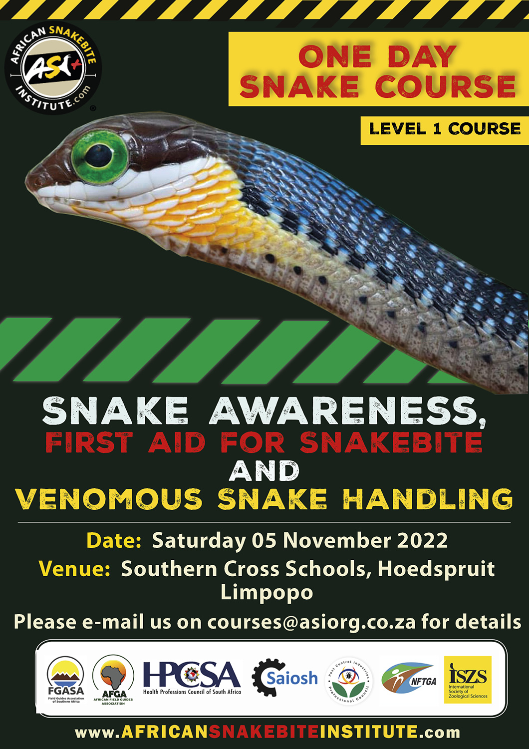 Snake Awareness & Venomous Snake Handling (Limpopo) 20221105
