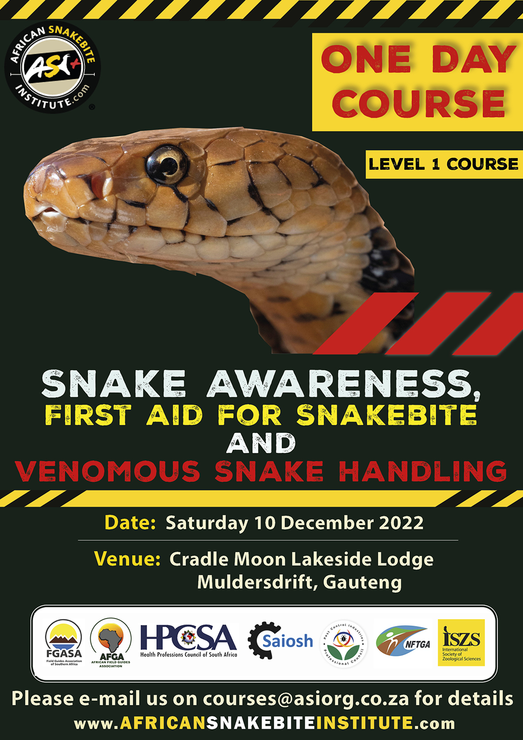 Snake Awareness & Venomous Snake Handling (Gauteng) 20221210