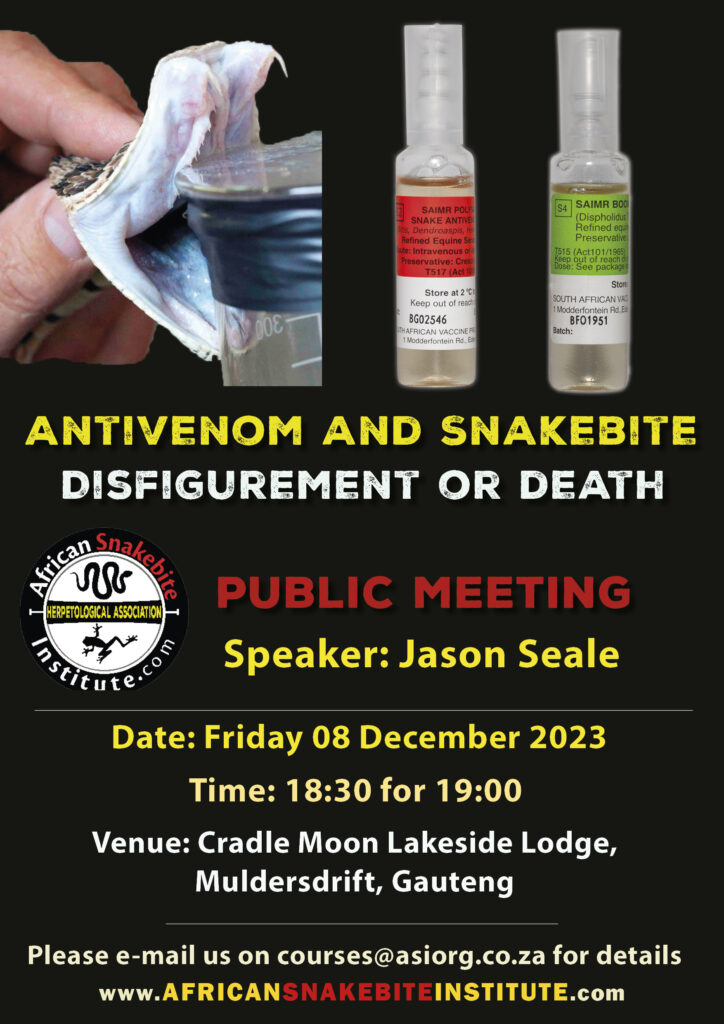 ASI Herpetological Association - African Snakebite Institute